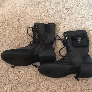 Black Combat Boots